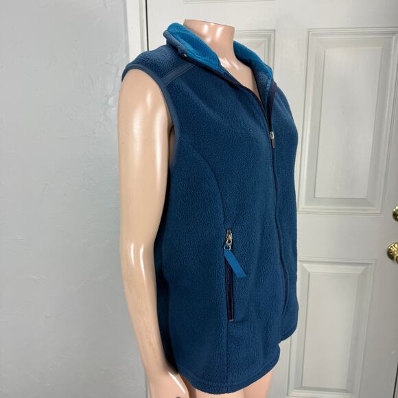 Vintage Patagonia Synchilla Women's Jacket Vest Large Fleece Full zip Coat S3-16 - Picture 4 of 6